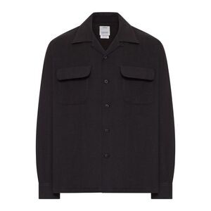 Visvim Men Wool Overshirt With Patch Pockets